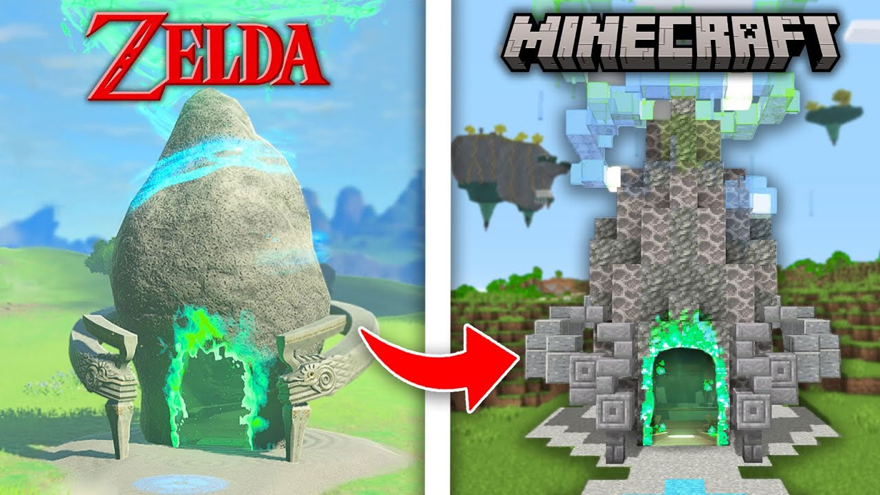 Fã de Minecraft recria Zelda no jogo sem mods